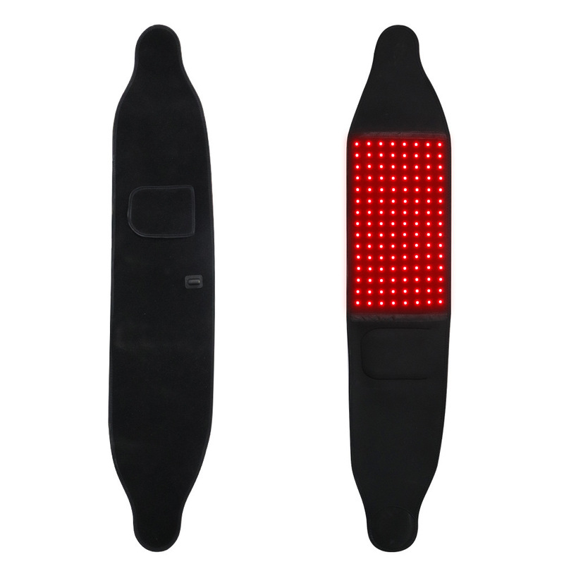 新しい多機能 LED 赤色光ベルト温湿布腰保護肩パルス家庭用加熱大型列ランプ理学療法ベルト|undefined