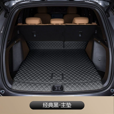Trunk Mat: Models Byd Decorative Supplies Modification - classic-black-main-advance-free-threshold-exclusive-customization-easy-to-clean-and-resistant-to-dirt-byd-song-l-dm-i-has-no-sound-on-the-right-side