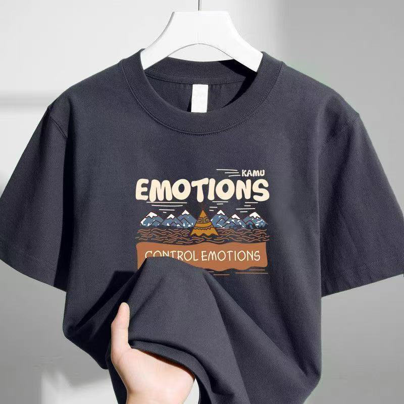 Summer Hong Kong Style Trendy Niche Versatile Casual Unisex Short-Sleeve T-Shirt 2026 New Model Student Fashion Brand Top Tee