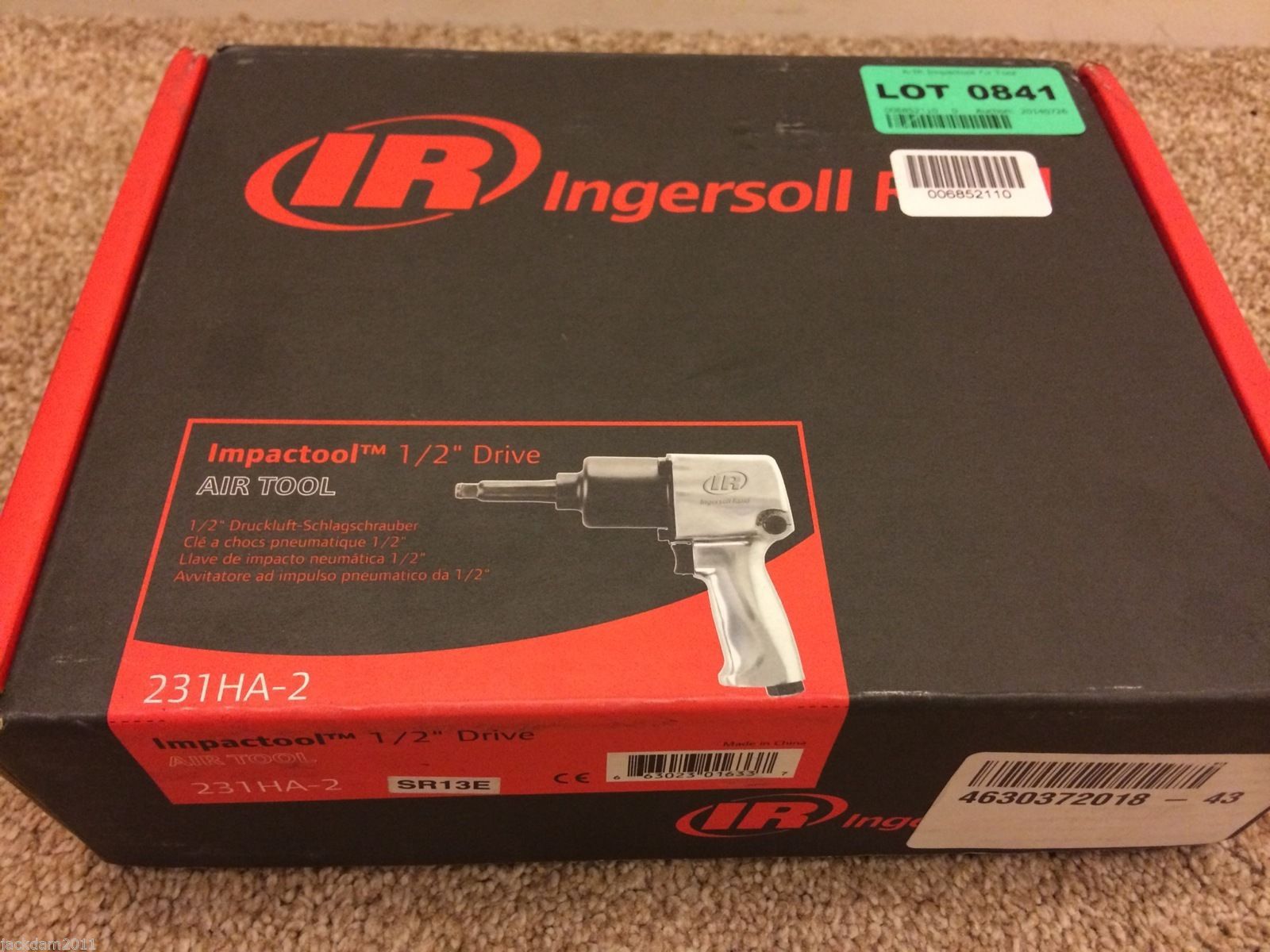 英格索兰IR气动冲击扳手231HA-2