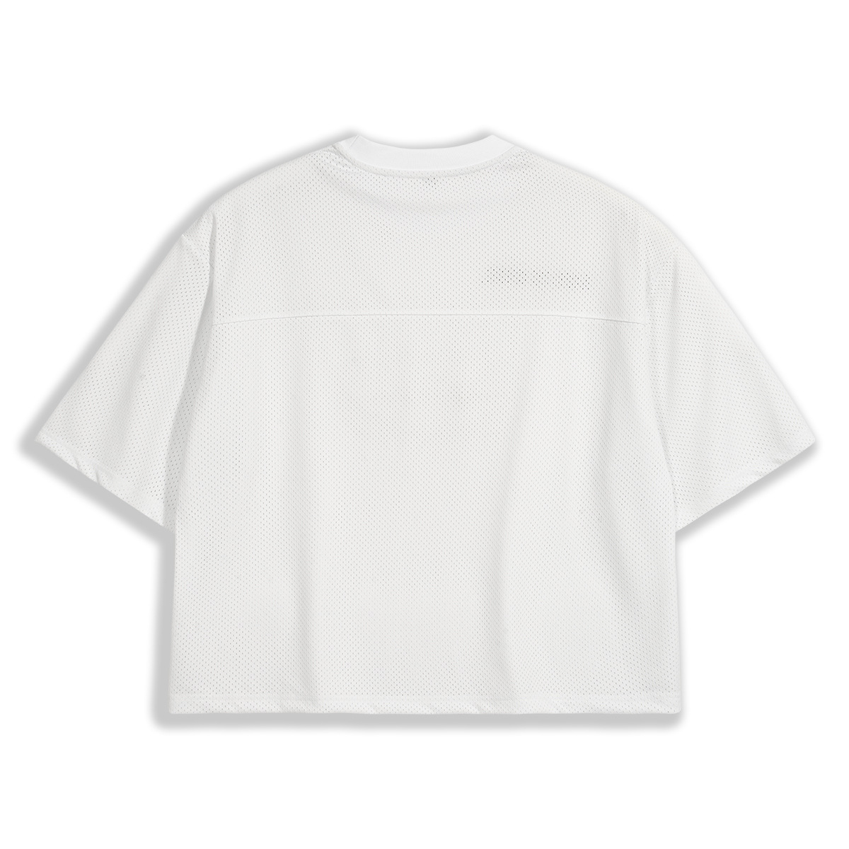 ETAI Hombre| Verano nuevo corto y ancho tipo malla de manga corta hombre de alta calidad universal transpirable pesada camiseta de cuello redondo image 6