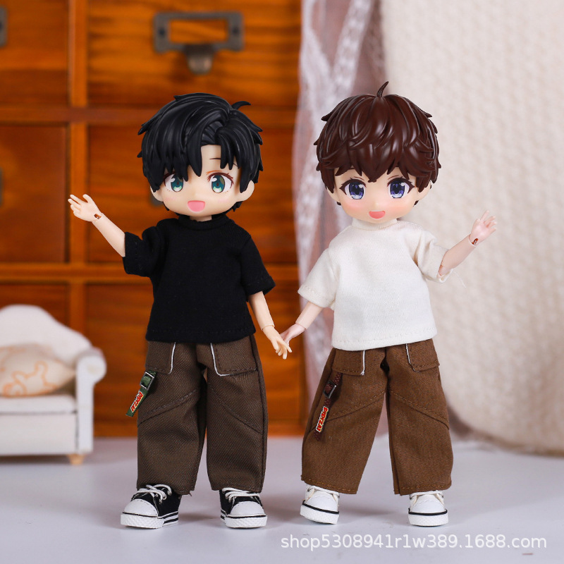 Ob11 Baby Clothes Asi 2.0 Fairy Body Suit Boy Wide Leg Pants Bjd Blind Box Hand-Made Doll Clothes in Stock