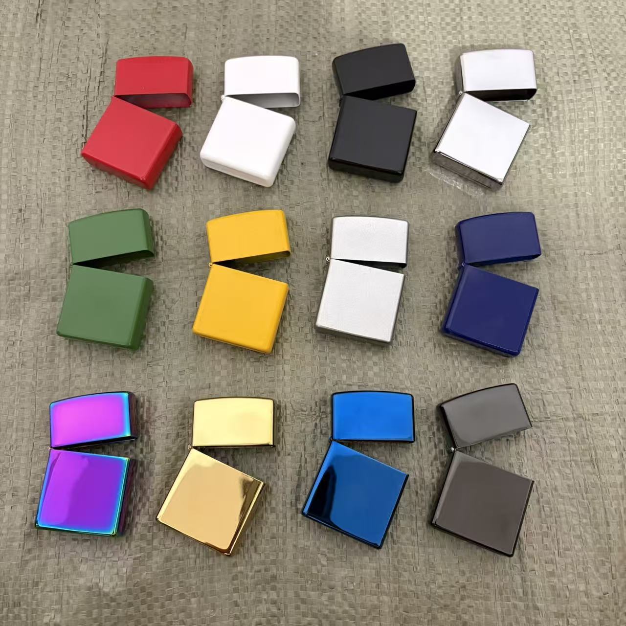 Factory Direct Sales Kerosene Lighter Iron Shell Blank Housing Package DIY Shell Machine Lighter Accessories Without Core