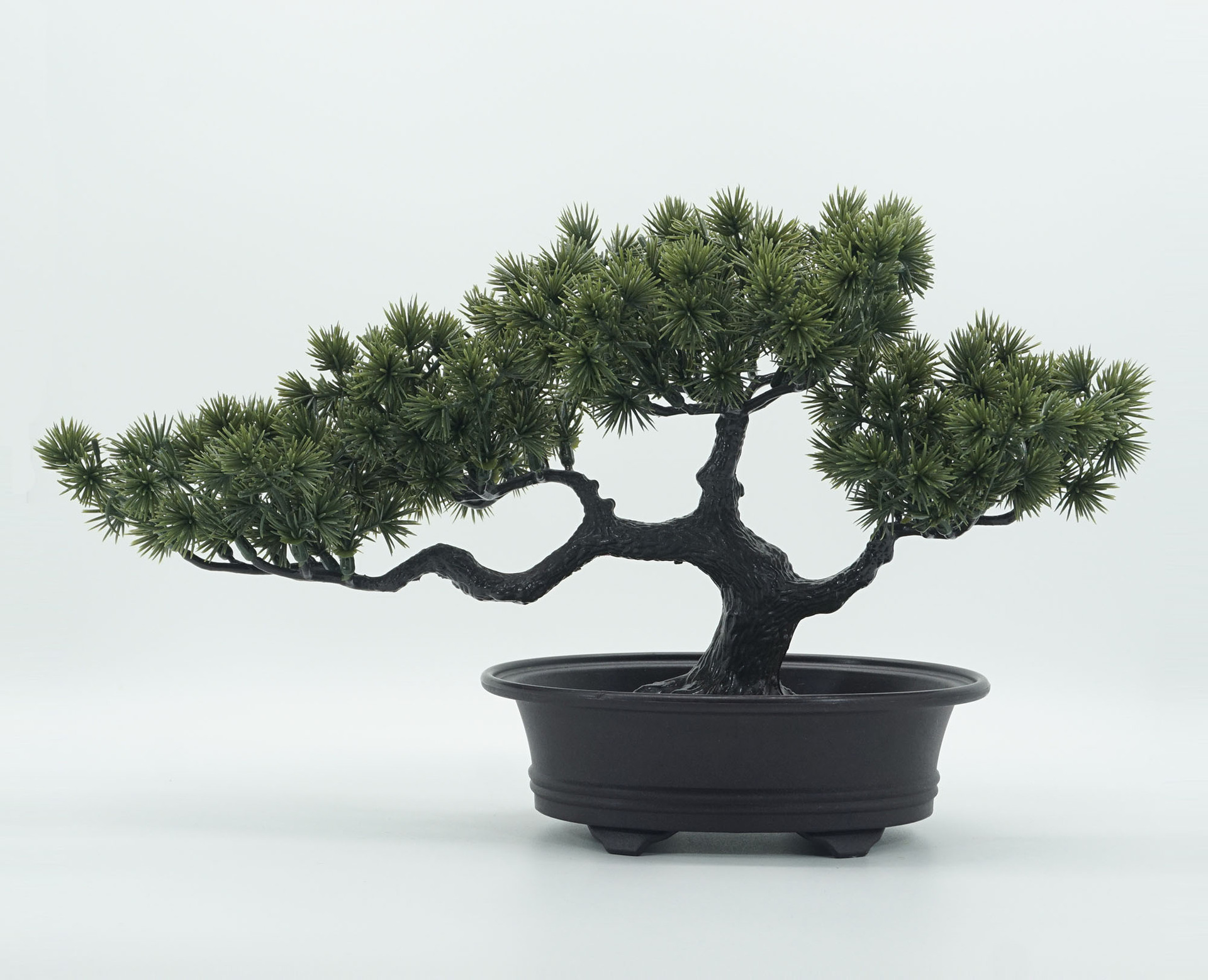 Artificial bienvenida Pino bonsai nuevo de larga vida Pino bonsai decoración vino gabinete decoración de escritorio flor artificial al por mayor