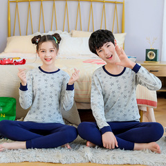 Youth pure cotton underwear set 22 new spring and autumn warm home children's clothing for older children's bottoming autumn clothes and autumn trousers wholesale