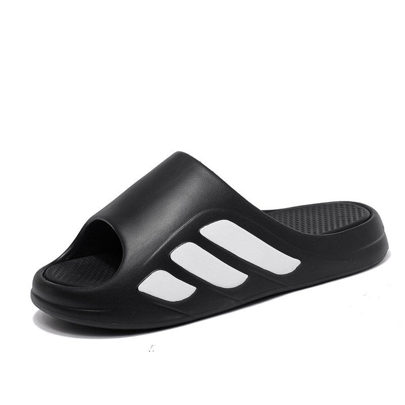 Zapatillas de hombre 2025 nuevo verano interior hogar antideslizante hombres y mujeres con el mismo estilo exterior sandalias deportivas de suela gruesa