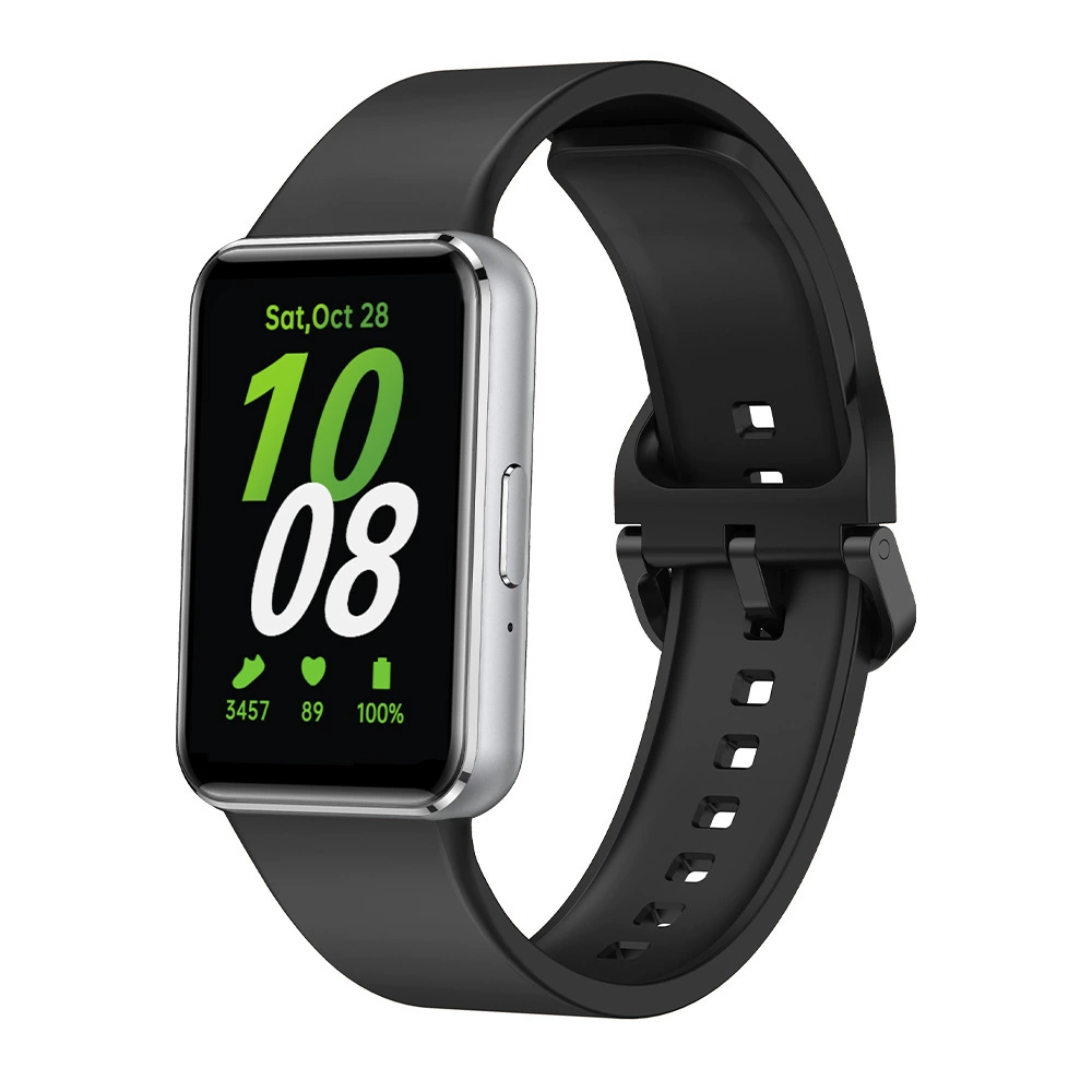 Силиконовый ремешок для часов (Samsung Fit3), мягкий дышащий силикон, несколько цветов, пряжка быстрого освобождения