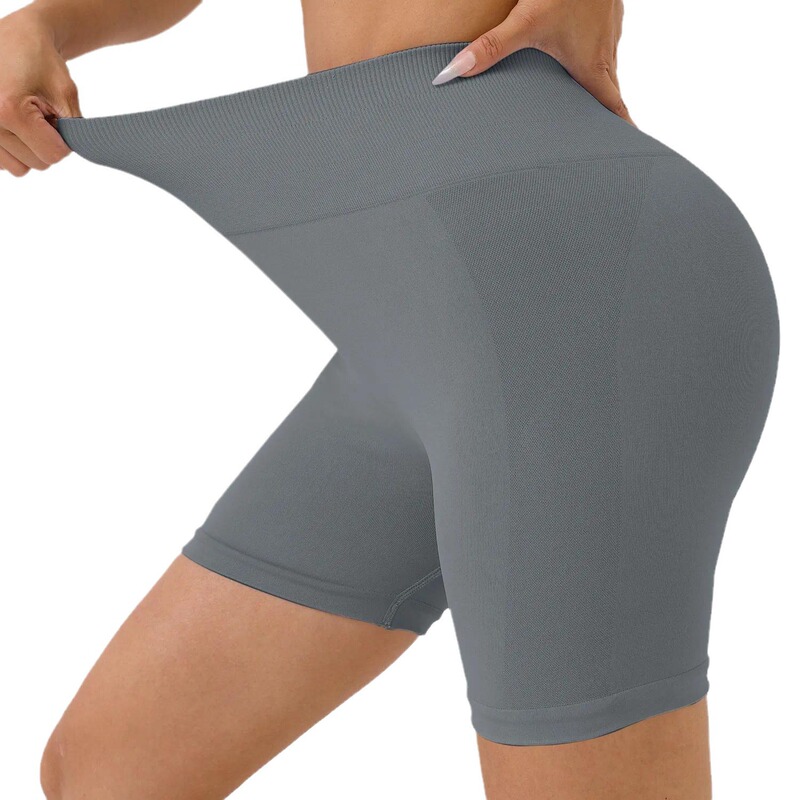 European and American Hot-selling Sports Running Yoga Fitness Three-layer Tight High Waist Slimming Plain Yoga Pants