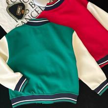 11936秋季新款 儿童基印花外套套装  秋天休闲棒球服外套套装