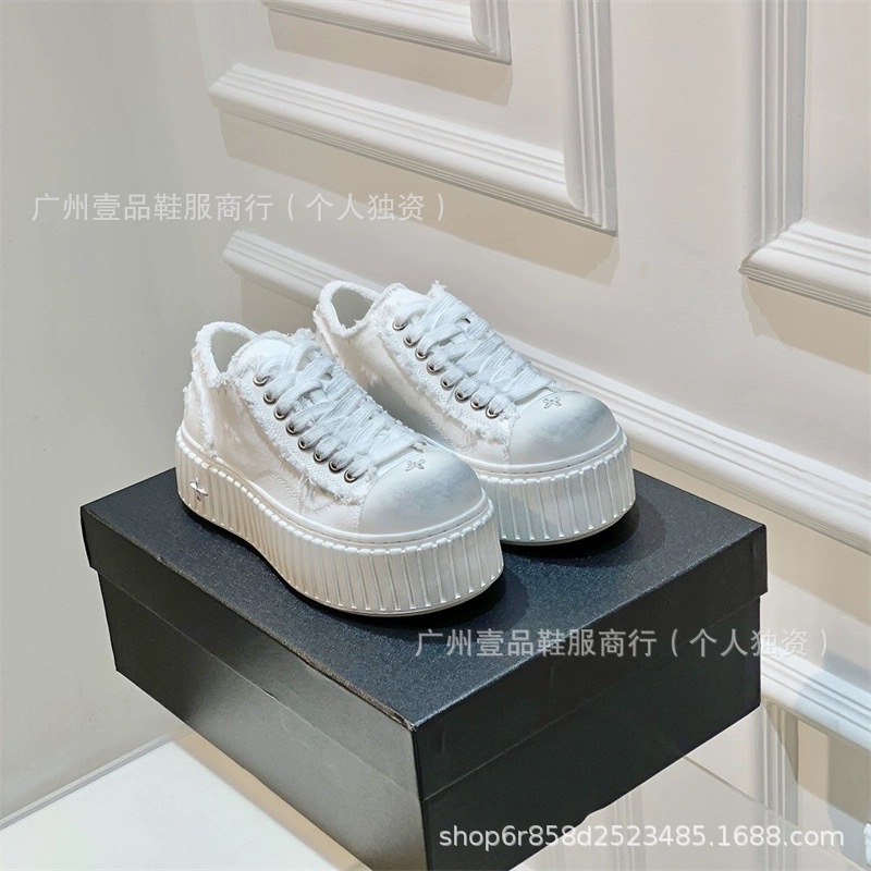 2.0 더티 슈즈 화이트 하이 버전(한 사이즈 더 큼)