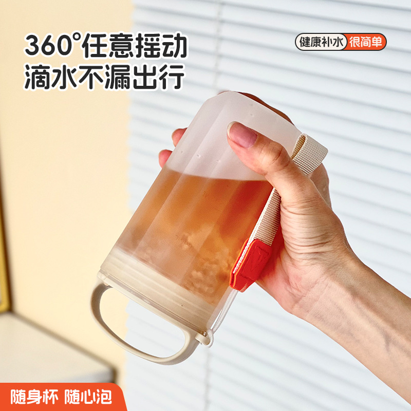 Taza simple nueva taza de mano para estudiantes de clase taza portátil de gran capacidad taza de agua de automóvil taza de café de leche de soja de oficina