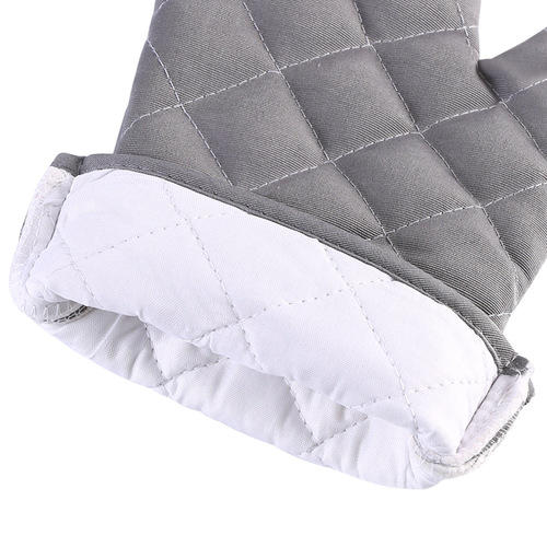 New cotton insulation gloves, diamond-shaped thickened gloves, can be hooked to store, baking oven, microwave oven, anti-scalding gloves