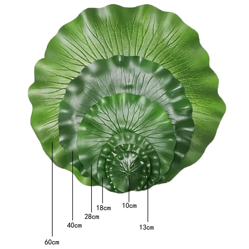 Artificial lotuses, water lilies, pond decor