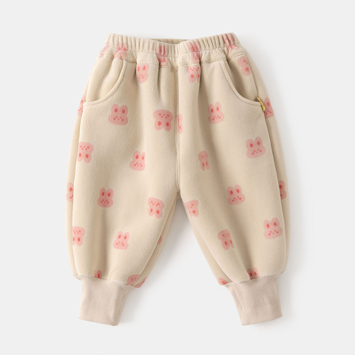 Pantalones gruesos forrados de lana para niños pantalones cálidos de invierno para niños pantalones de algodón para niñas de invierno pantalones de bebé ropa de bebé para niños