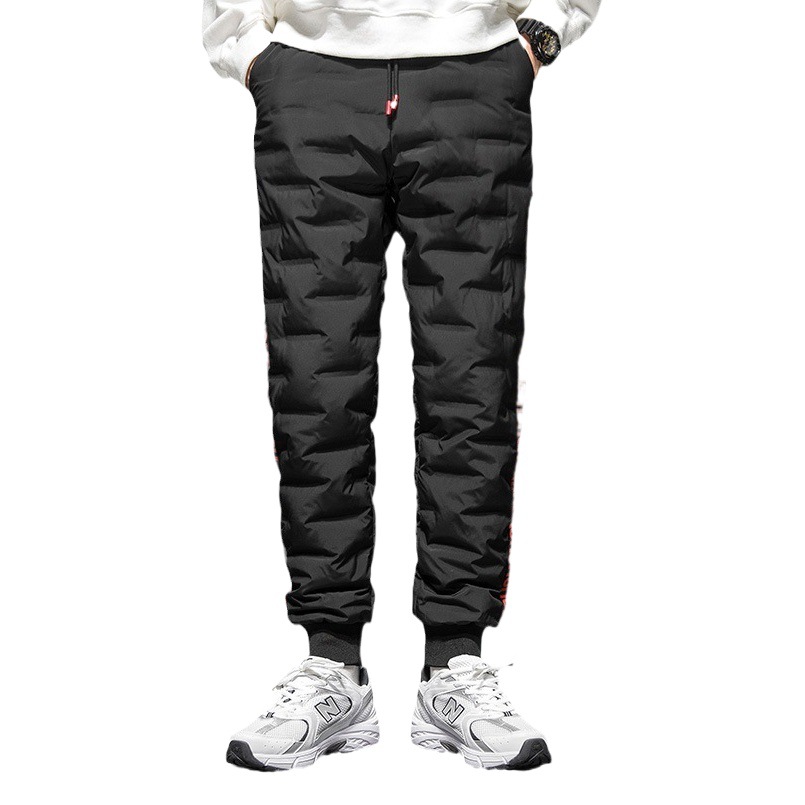 Men's down Pants Autumn and Winter 2026 New Style White Duck down Casual Youth Trendy Warm Sports Men's Long Pants