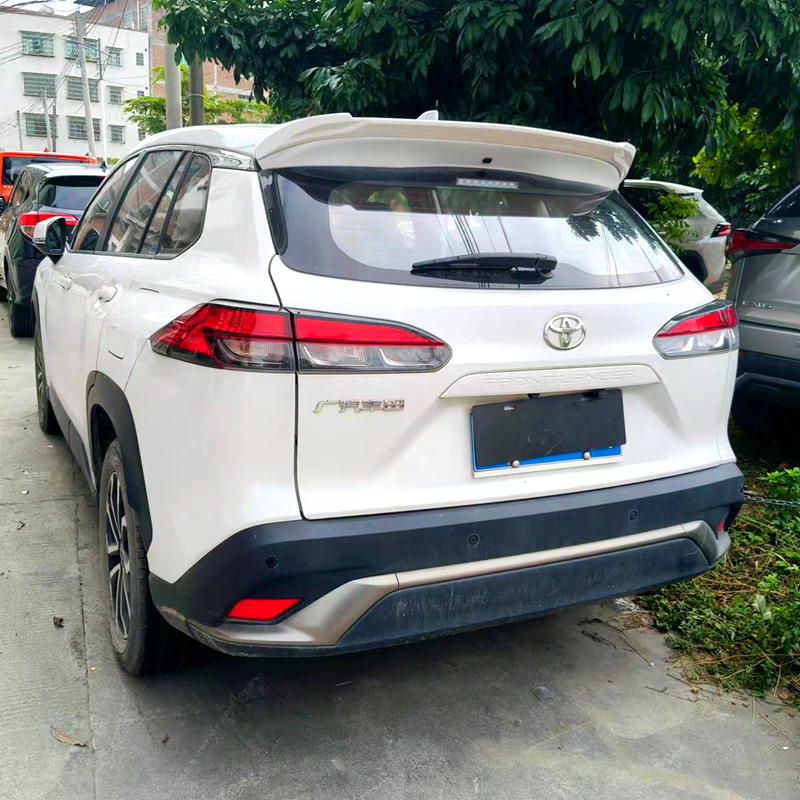 Suitable for 2022-2025 Toyota Landa Tail Wing Corolla Cross Sharp Modification Top Wing Fixed Wing Decoration