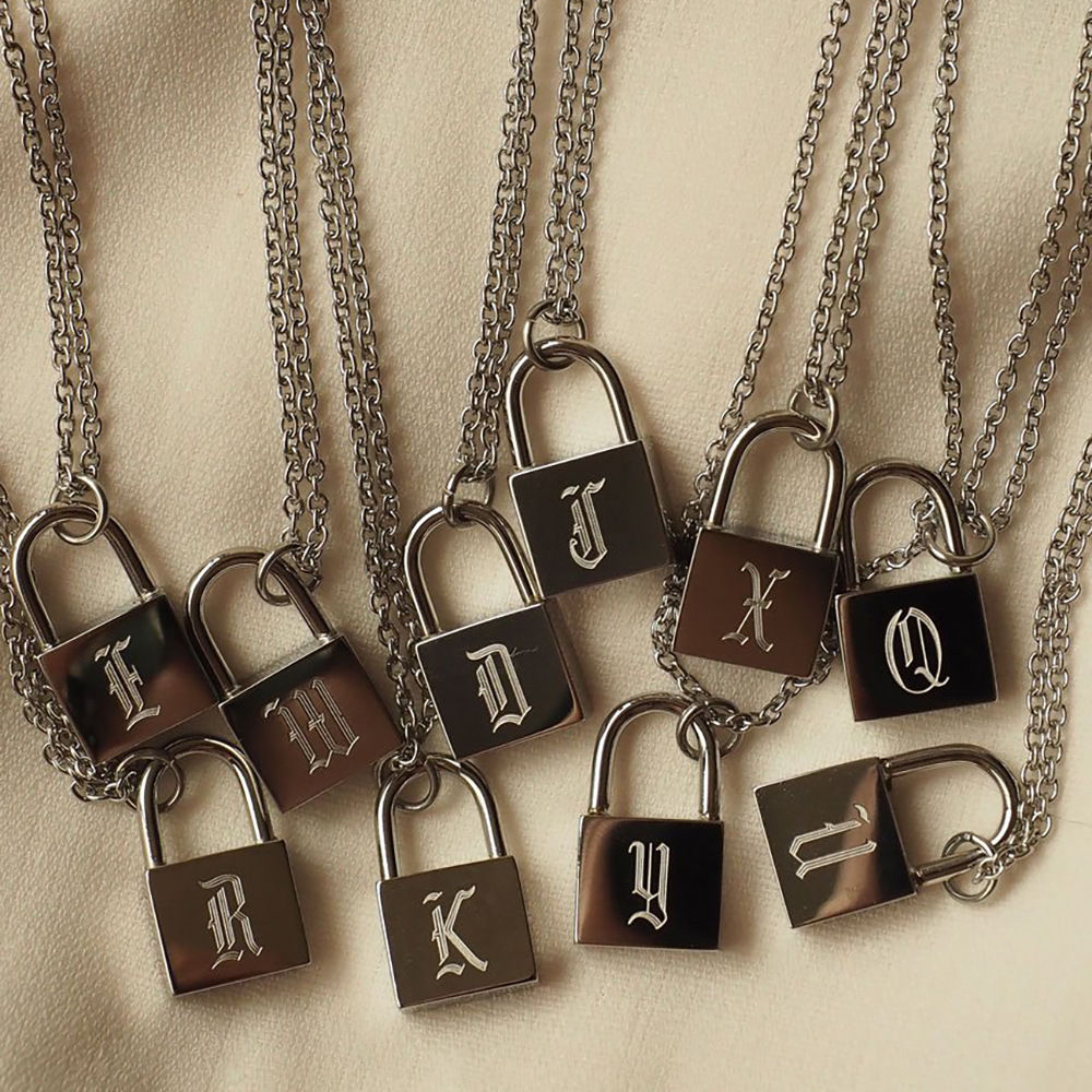 Fashion Letter Stainless Steel Necklace Plating Stainless Steel Necklaces