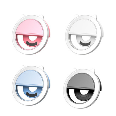 手機補光燈 迷妳環形夾子RK12自拍美顏抖音攝影網紅拍照G3直播燈