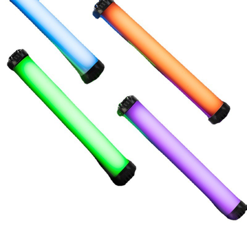 Stick de fotografía RGB luz de relleno de mano led disparo portátil mentón ancla foto colorido palo de luz de mano