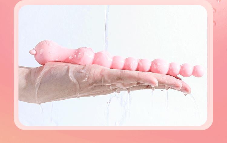 Mystery Queen Anal Beads in Youth Pink, Automatic Control Adult Toy — detail image 26