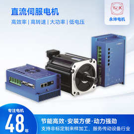 佛山厂家供应直流伺服电机100W, 24V,3000转直流伺服马达40M-R323