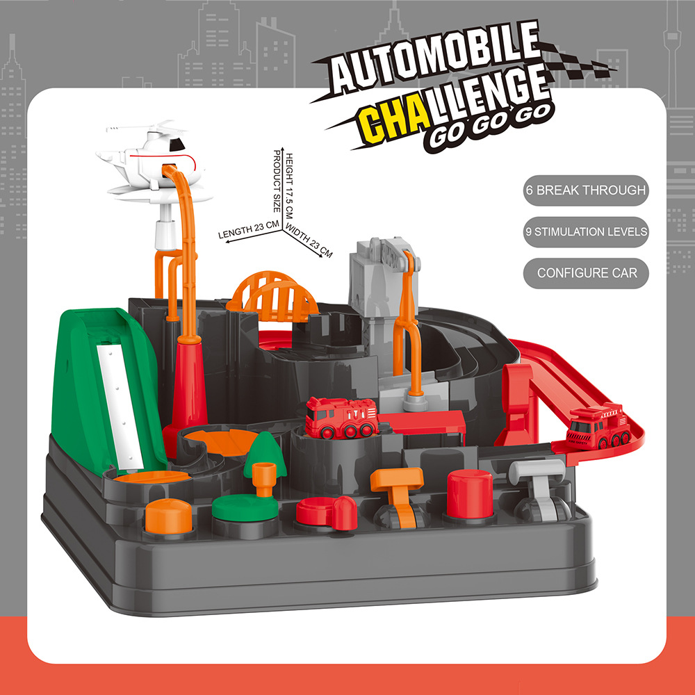 소방차 모험 + 차량 4대 [영어 컬러박스]