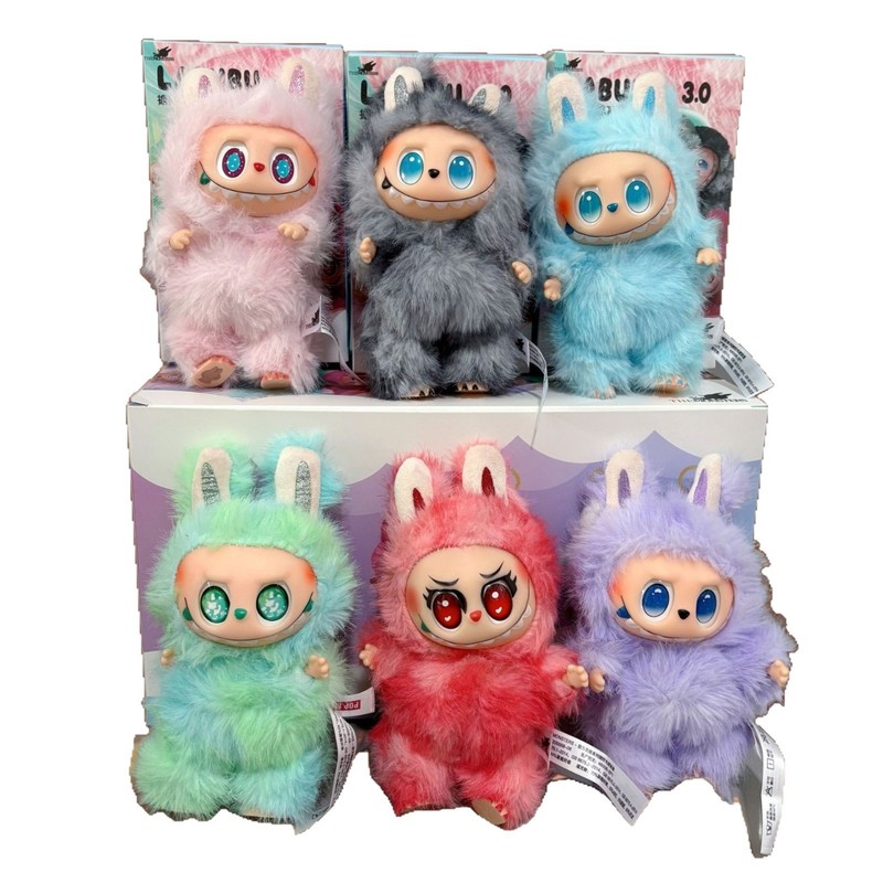 新品拉布布【松鼠】高品质毛绒玩具系列labubu盲盒潮玩摆件挂件毛|undefined