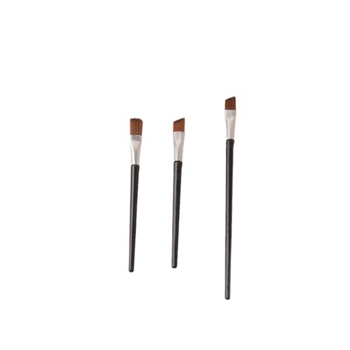 Direct Manufacturer Sales Single Eyeshadow Brush Slanted Head Brush Mini Portable Flat Head Eyeshadow Stick Lip Brush Beauty Makeup Tool