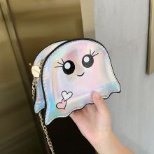 防水创意可爱超萌卡通儿童斜挎包时尚韩国女童镭射PU迷你零钱包包