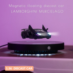 Magnetic Floating Diecast carvehicle with led1:36 scale