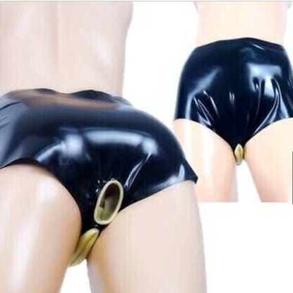 Latex Shorts, Anal Sleeve, Penis Sleeve, Men's Fetish Tight Underwear, Handmade Latex Shorts, Anal Sleeve, Penis Sleeve, Men's Fetish Tight Underwear, Handmade