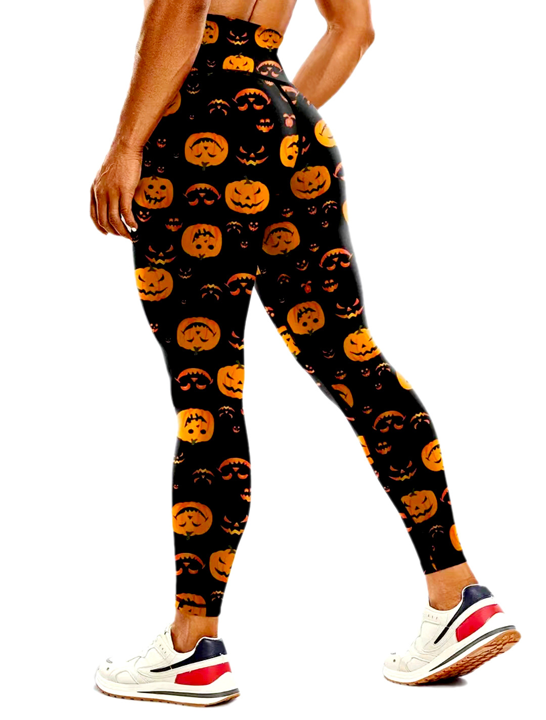 Halloween Pumpkin Lantern Leggings