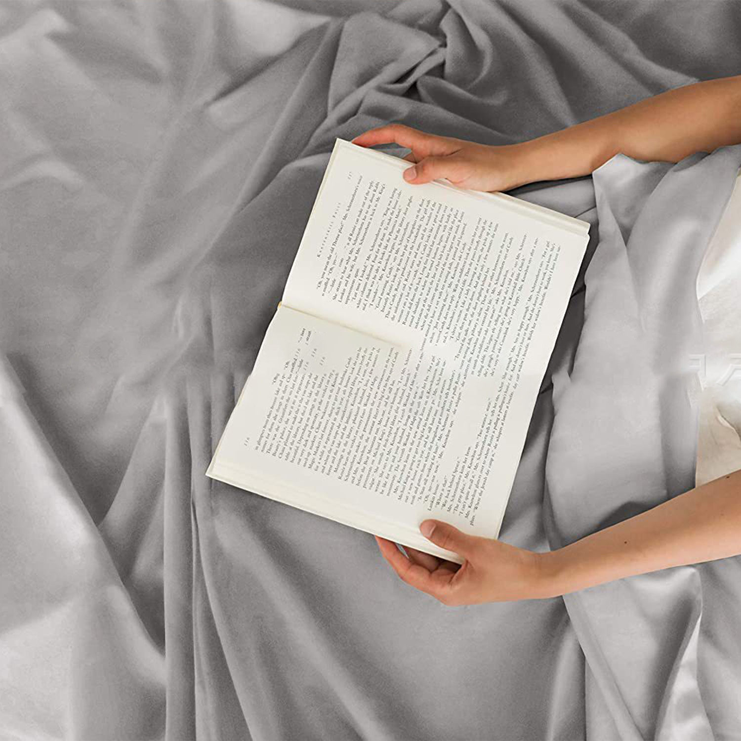 Suministro directo de fábrica Amazon transfronteriza de fibra de bambú de cuatro piezas ropa de cama Four Seasons sábana ajustable funda de almohada