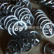 圆边/方边定做数控机床铸铁手轮耐磨镀铬手轮光滑防锈处理铁手轮