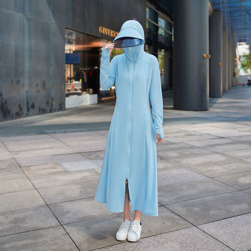 TC 【28万人の賞賛】アイスシルク 日焼け止め服 レディース ロング 2025夏新作 薄手 全身UVカット|undefined