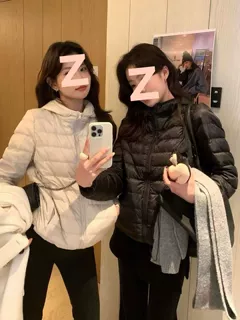 韩版白鸭绒轻薄ins排骨羽绒服连帽立领内胆修身保暖短款保暖外套