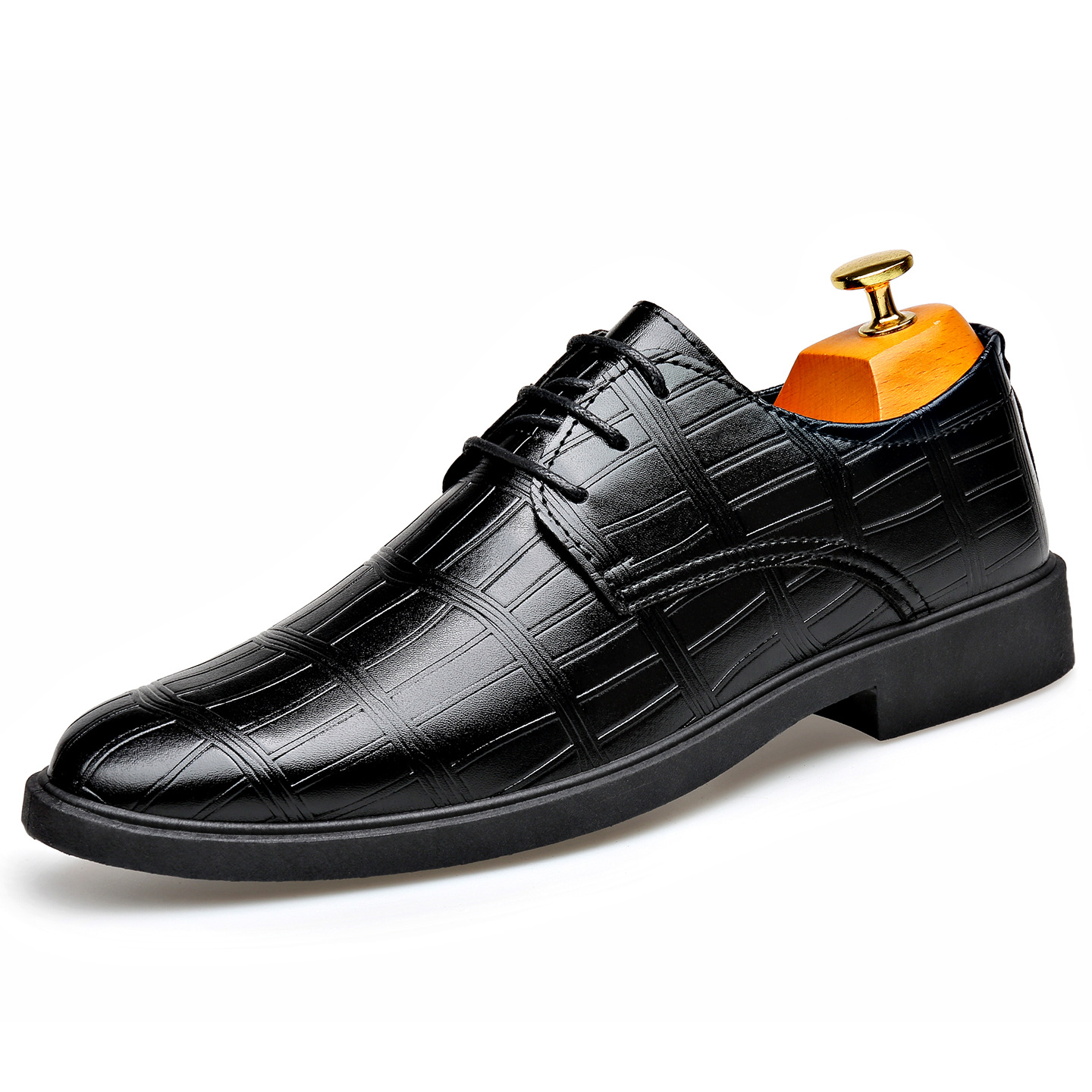 Primavera y otoño británicos lazos de negocios zapatos de cuero para hombres zapatos al por mayor zapatos casuales zapatos de cuero para hombres image 6