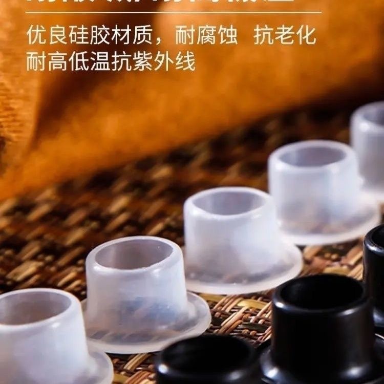 Replace non-raw material faucet with washer four-point silicone gasket replacement triangle valve waterproof sealing ring rubber pad