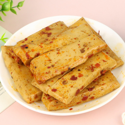 Chao Youwei Stone Mill Spicy BBQ Style Soft Tofu Dried Tofu Snack 158g Famous Tofu Dried Tofu Vegetarian Snack Wholesale