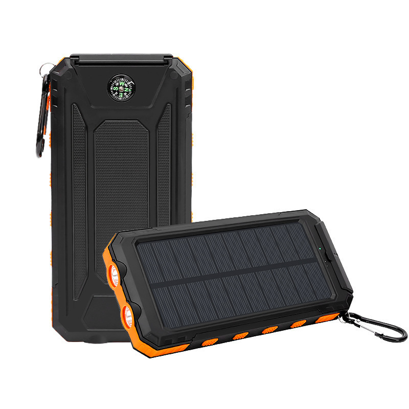 6 Foreign Trade Outdoor Waterproof Solar Power Bank 20000Mah Large Capacity Cross-Border Compass Mobile Power Supply 6 Foreign Trade Outdoor Waterproof Solar Power Bank 20000Mah Large Capacity Cross-Border Compass Mobile Power Supply