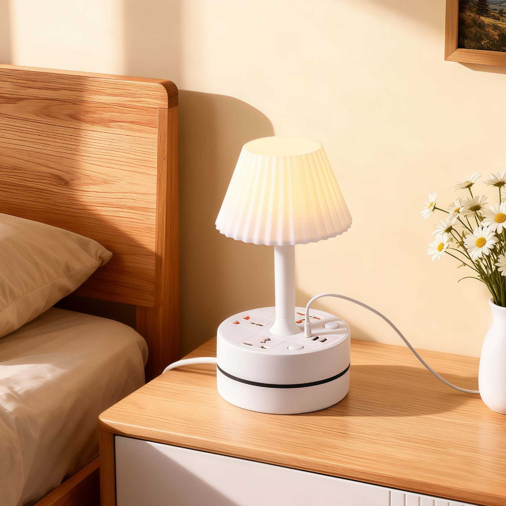 全球通用台灯插座 英欧美标全覆盖 带收纳 跨境批发量大价优