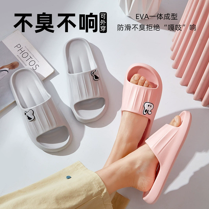 Нескользящие тапочки из ЭВА, тапочки от Интернет-знаменитостей, Нескользящие летние мужские и женские домашние тапочки с героями мультфильмов 836