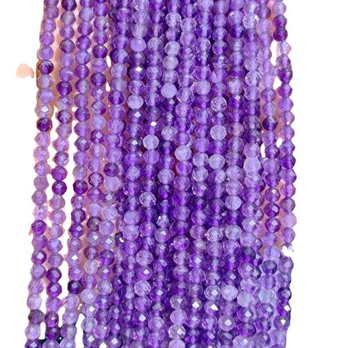 New Product Recommendation: Natural Crystal Faceted Small Round Beads, Faceted Small Beads DIY Accessories and Jewelry Semi-Finished Products Wholesale