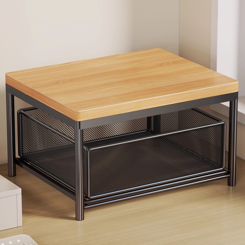 Printer Rack Desktop Small Pin-Type Invoice Machine Placement Rack Office Desk Double-Layer File Storage Rack Printer Rack Desktop Small Pin-Type Invoice Machine Placement Rack Office Desk Double-Layer File Storage Rack