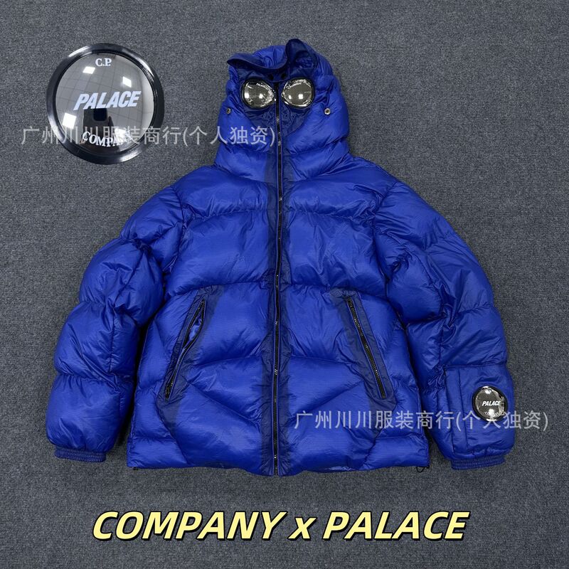 C.Pクロスボーダー高品質COMPANY綿服メンズレンズバッジプリントアウトドア耐風暖かいフード付きパンジャケット|undefined