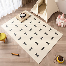 卡通宠物地垫狗窝可擦免洗耐脏PVC地垫家用防滑易打理一抹净脚垫
