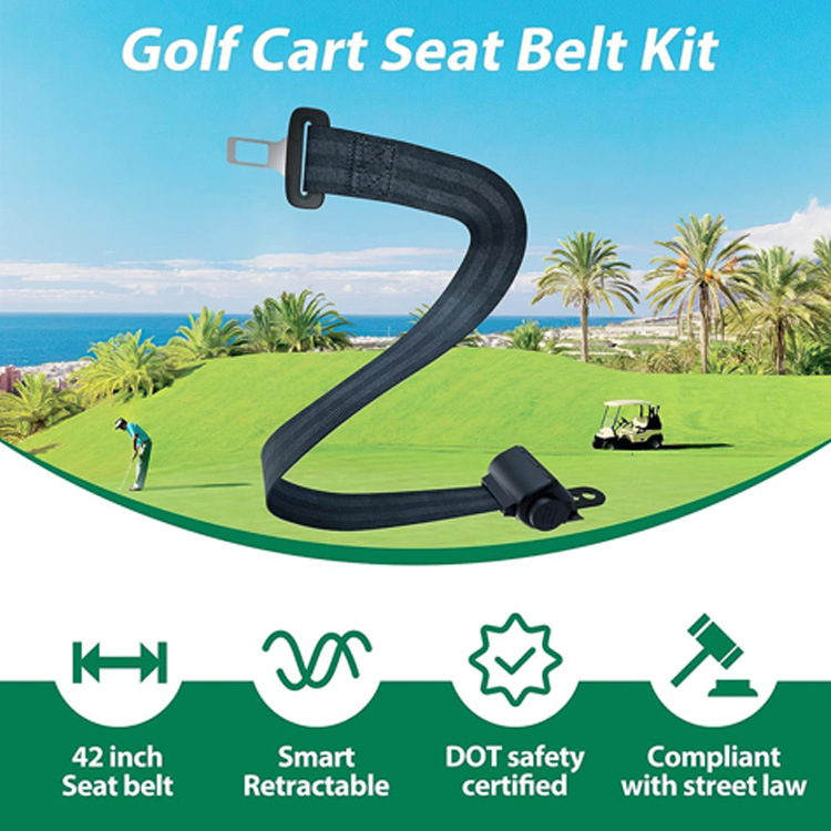 Golf cart safety belt automatic two-point safety belt forklift seat bus school bus safety belt wholesale