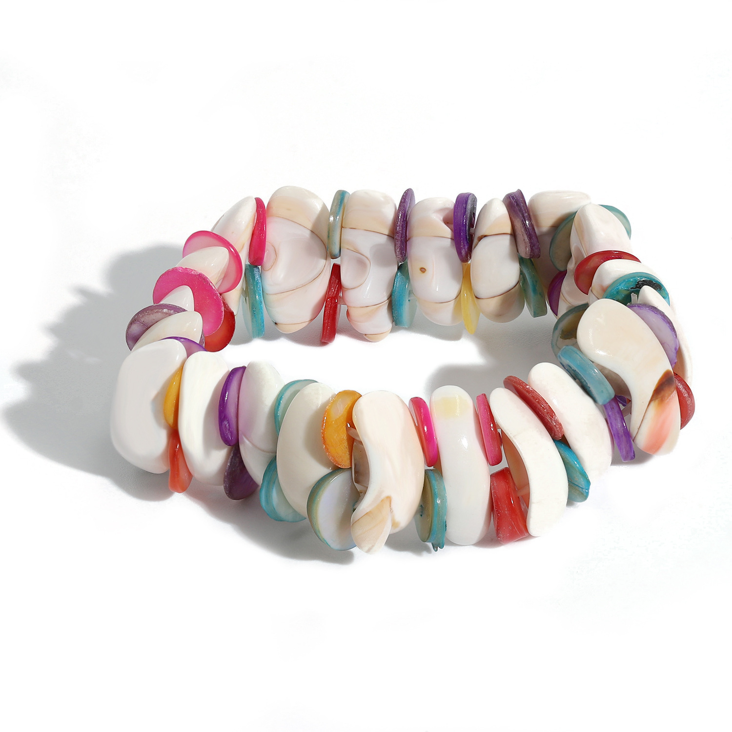 Fashion Geometric Shell Hand-woven Bracelet display picture 13