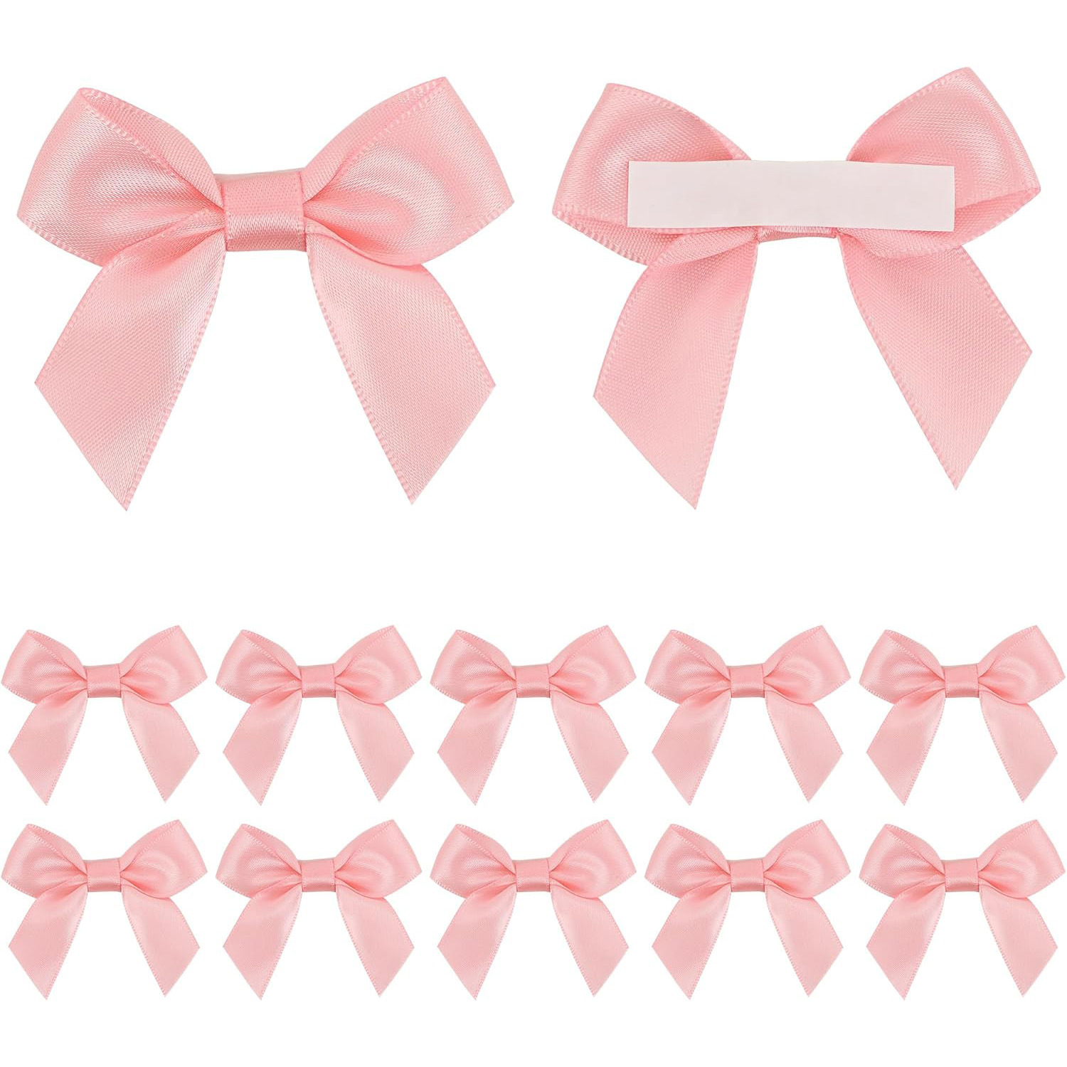 Self-Adhesive Bow DIY Clothing Accessories Hair Clips Clothing Accessories Handmade Bow Polyester Ribbon Bow