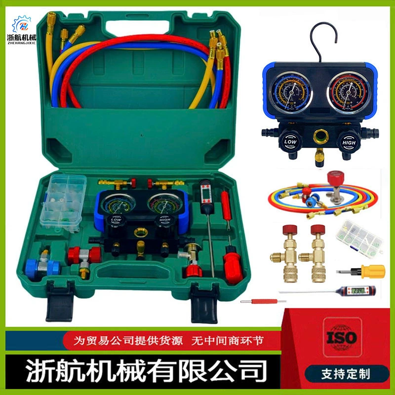 Заводское производство R134a автомобильный бытовой Кондиционер набор счетчиков хладагента бытовой кондиционер флуорометр манометр хладагента